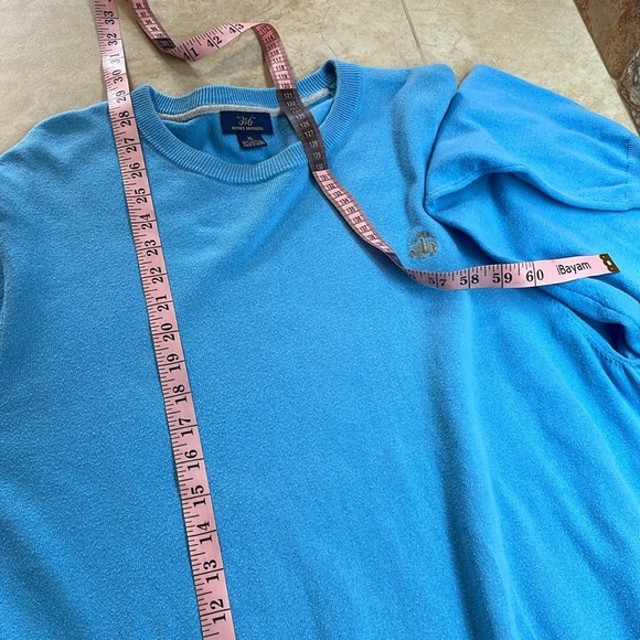 Brooks Brothers 346 Men’s Sweater Pullover Long Sleeve Cotton Cashmere Size XL - Picture 9 of 13